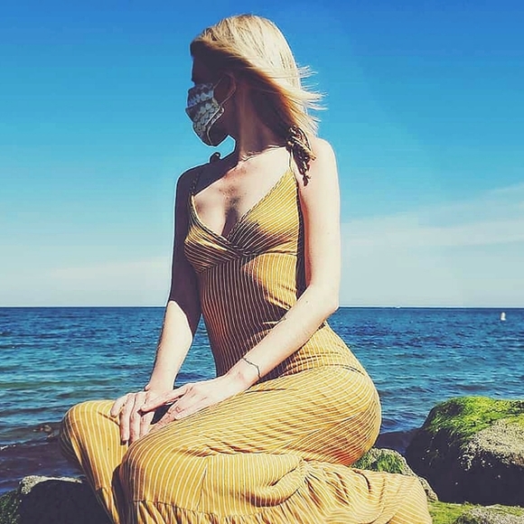 Alya Dresses & Skirts - Long Mustard Maxi Dress